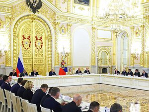 Заседание Совета по стратегическому развитию и национальным проектам. Фото: kremlin.ru