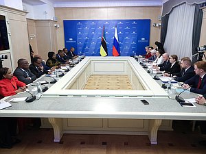 Meeting of Deputy Chairman of the State Duma Alexander Babakov and President of the Assembly of the Republic of Mozambique Margarida Adamugy Talapa