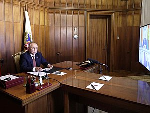 Заседание Высшего Государственного Совета Союзного государства (в режиме видеоконференции). Фото: kremlin.ru