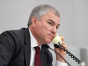 Председатель Государственной Думы Вячеслав Володин