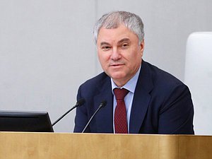 Председатель Государственной Думы Вячеслав Володин