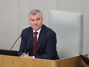 Председатель Государственной Думы Вячеслав Володин