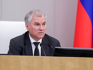 Председатель Государственной Думы Вячеслав Володин