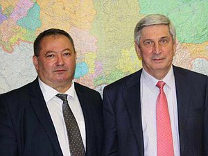 Иван Мельников встретился с Председателем Верховного Совета Приднестровской Молдавской Республики Михаилом Бурлой