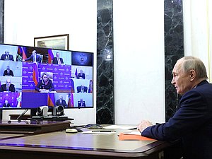 Совещание Президента РФ с постоянными членами Совета Безопасности. Фото: kremlin.ru