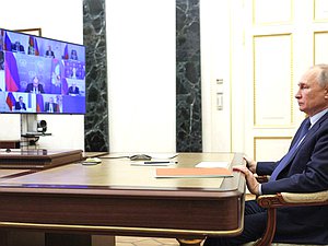 Совещание с постоянными членами Совета Безопасности. Фото: kremlin.ru