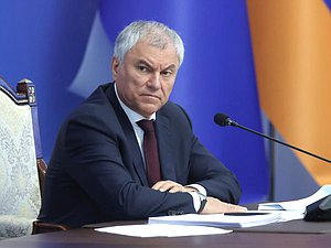 Chairman of the State Duma Vyacheslav Volodin