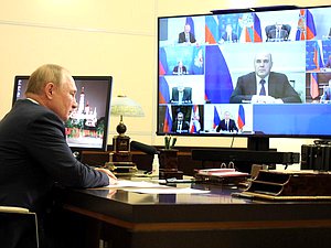 Совещание с постоянными членами Совета Безопасности. Фото: kremlin.ru