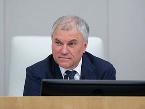 Председатель Государственной Думы Вячеслав Володин