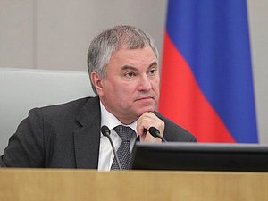 Председатель Государственной Думы Вячеслав Володин