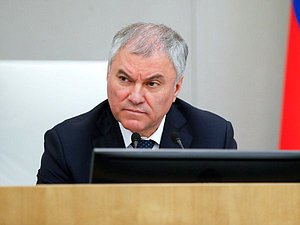 Председатель Государственной Думы Вячеслав Володин