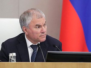 Председатель Государственной Думы Вячеслав Володин