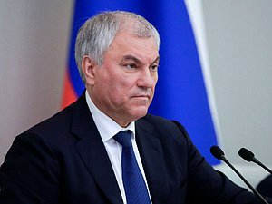 Chairman of the State Duma Vyacheslav Volodin