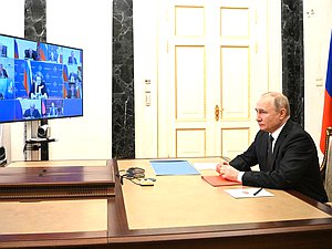 Совещание с постоянными членами Совета Безопасности. Фото: kremlin.ru