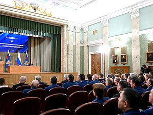 Расширенное заседание коллегии Генеральной прокуратуры. Фото: Павел Бедняков, РИА «Новости»