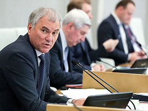 Chairman of the State Duma Vyacheslav Volodin