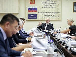 Заседание Комитета по государственному строительству и законодательству