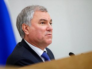 Председатель Государственной Думы Вячеслав Володин