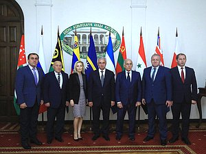 Deputy Chairwoman of the State Duma Olga Timofeeva and President of the Republic of Abkhazia Raul Khadzhimba