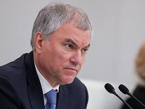 Председатель Государственной Думы Вячеслав Володин