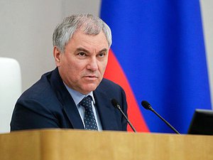 Chairman of the State Duma Vyacheslav Volodin