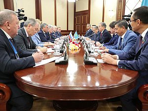 Meeting of Chairman of the State Duma Viacheslav Volodin and Chairman of the Mazhilis of the Parliament of the Republic of Kazakhstan Nurlan Nigmatulin