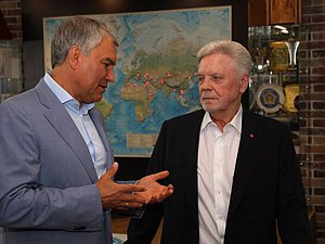 Председатель ГД Вячеслав Володин и Герой Советского Союза Борис Громов