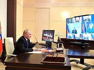 Совещание с постоянными членами Совета Безопасности. Фото: kremlin.ru