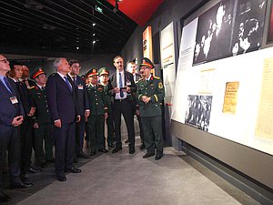 Chairman of the State Duma Vyacheslav Volodin at the Vietnam Military History Museum