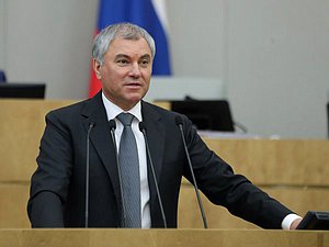 Председатель Государственной Думы Вячеслав Володин