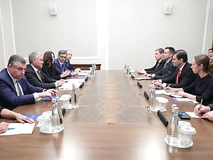 Meeting of Chairman of the State Duma Vyacheslav Volodin and President of the Chamber of Senators of the National Congress of Paraguay Silvio Adalberto Ovelar Benítez