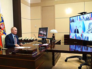 Совещание с постоянными членами Совета Безопасности. Фото: kremlin.ru