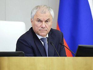 Председатель Государственной Думы Вячеслав Володин