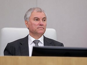 Chairman of the State Duma Vyacheslav Volodin