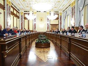 Встреча Председателя Правительства РФ Михаила Мишустина с членами фракции "Справедливая Россия"