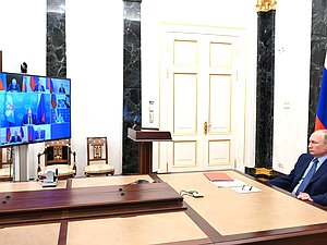 Совещание с постоянными членами Совета Безопасности. Фото: kremlin.ru