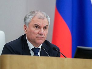 Председатель Государственной Думы Вячеслав Володин