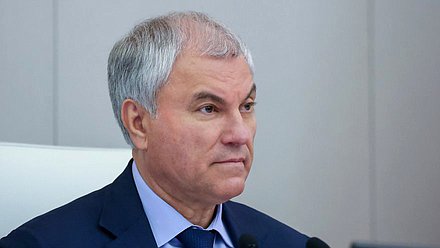 Председатель Государственной Думы Вячеслав Володин