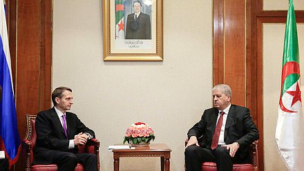 Встреча с Председателем Правительства Алжира А.Селлялем. 

