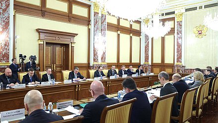 Встреча Председателя Правительства РФ Михаила Мишустина с членами фракции ЛДПР