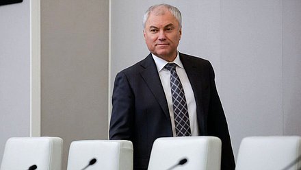 Председатель Государственной Думы Вячеслав Володин