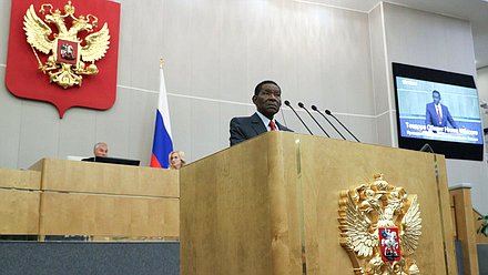 Президент Республики Экваториальная Гвинея Теодоро Обианг Нгема Мбасого
