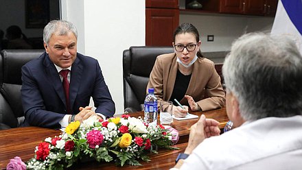 El Jefe de la Duma Estatal Vyacheslav Volodin