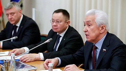 Министр строительства и ЖКХ РФ Ирек Файзуллин и руководитель фракции «Единая Россия» Владимир Васильев