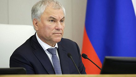 Председатель Государственной Думы Вячеслав Володин