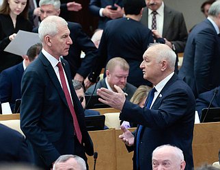 Председатель Комитета по физической культуре и спорту Олег Матыцин и Первый заместитель Председателя Комитета Ильдар Гильмутдинов