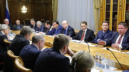 Заседание Научного совета по правотворчеству
при Председателе Государственной Думы Федерального Собрания Российской Федерации. 

