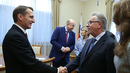 Встречи Председателя Государственной Думы
Федерального Собрания Российской Федерации С.Е.Нарышкина
с председателем Венецианской комиссии Совета Европы Дж.Букиккио.
