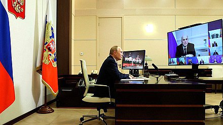 Совещание с постоянными членами Совета Безопасности (в режиме видеоконференции)