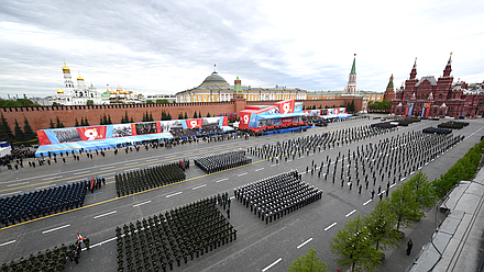 Военный парад в ознаменование 81-й годовщины Победы в Великой Отечественной войне. Фото: пресс-служба Президента РФ